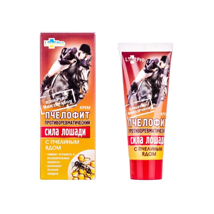 Kép Testápoló krém "Lóerő" Vchelofit reumára - 75ml - LekoPro