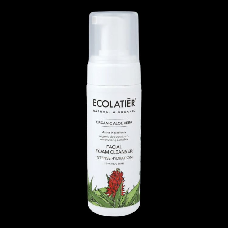 Kép Arctisztító hab intenzíven hidratáló Bio Aloe Vera - 150 ml - Ecolatier