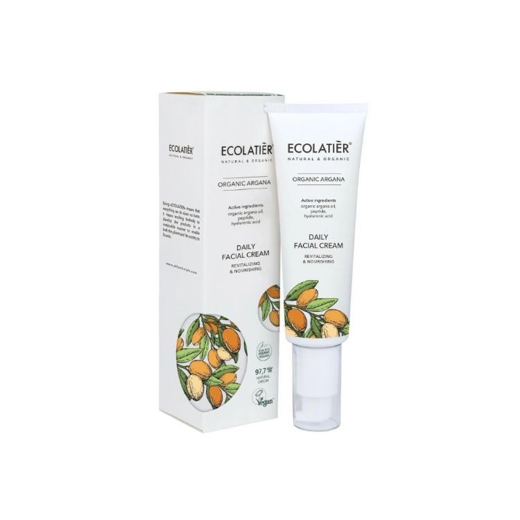 Kép Revitalizáló és tápláló nappali krém Organic Argana - 50ml - Ecolatier