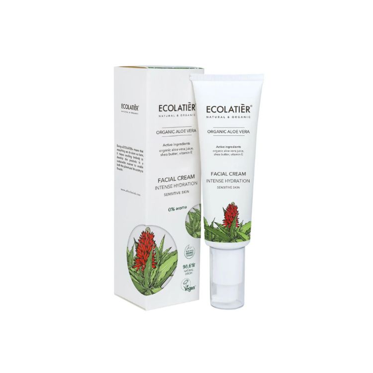 Kép Bőrkrém intenzív hidratáló Bio Aloe Vera - 50ml - Ecolatier