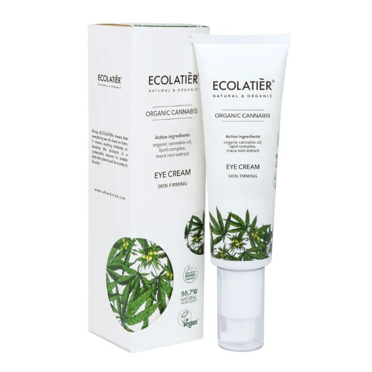 Kép Szemránckrém feszesítő Organic Kannabisz - 30 ml - Ecolatier