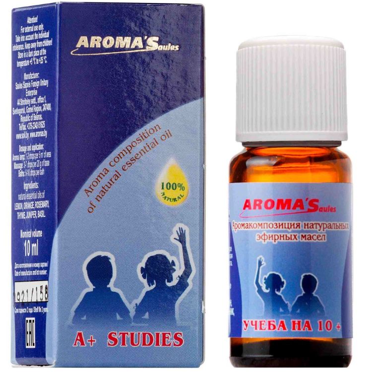 Kép Aroma´Saules Illóolajkeverék Tanulás (10+) - 10 ml - Aroma'Saules