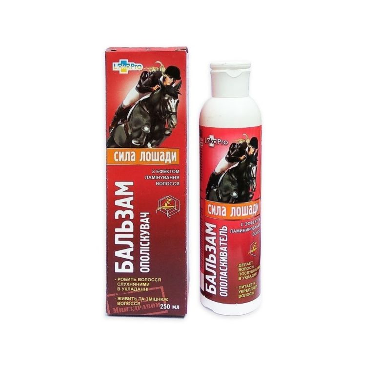 Kép LÓERŐ öblítő balzsam lamináló hatással - 250 ml - LekoPro