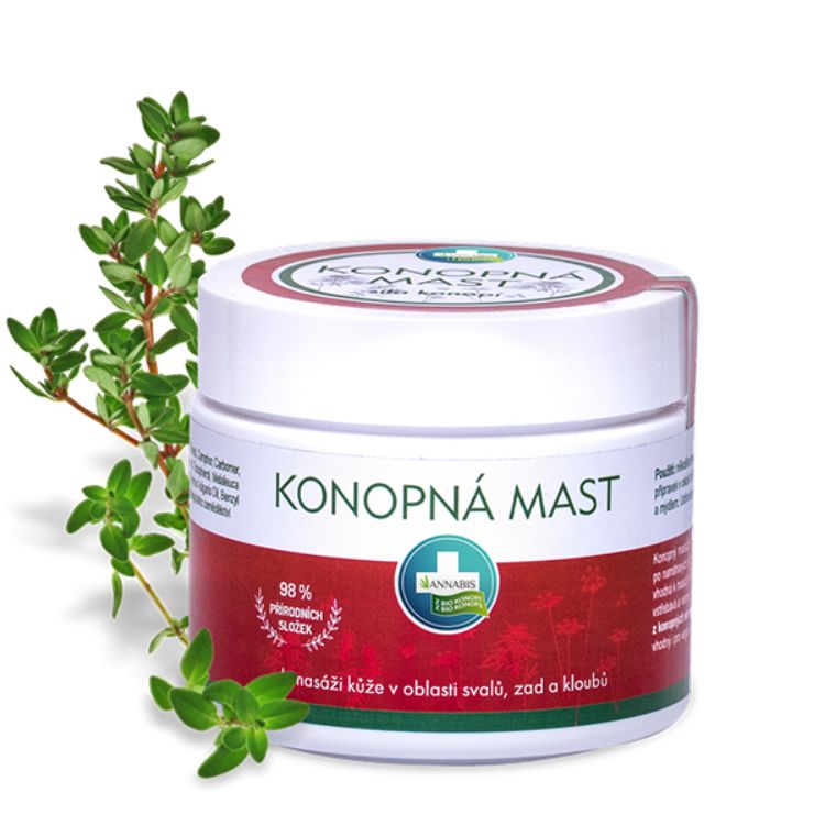 Kép Kender kenőcs hát-, izom- és ízületi masszázshoz - 330 ml - Annabis