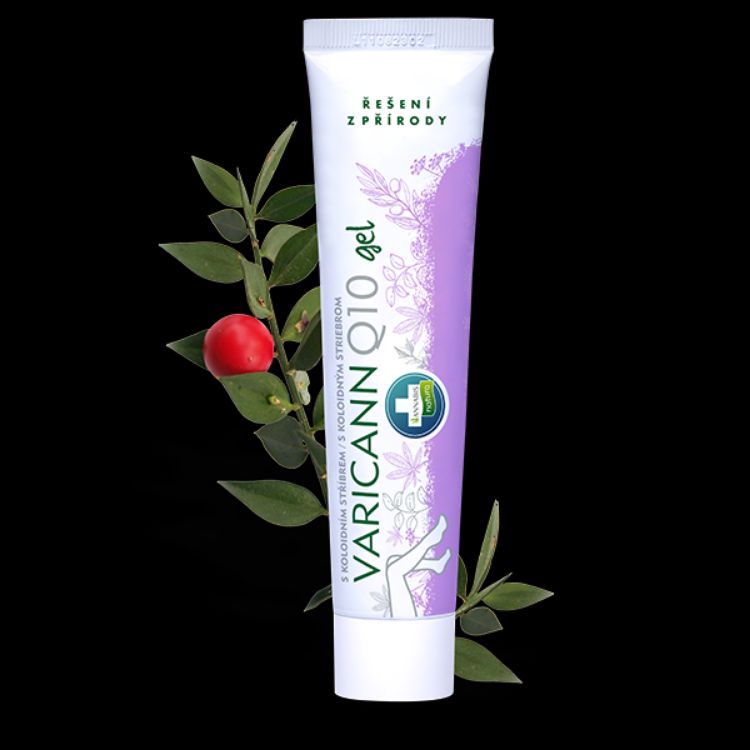Kép VARICANN Q10 lábgél, visszerekre kolloid ezüsttel - 75 ml - Annabis