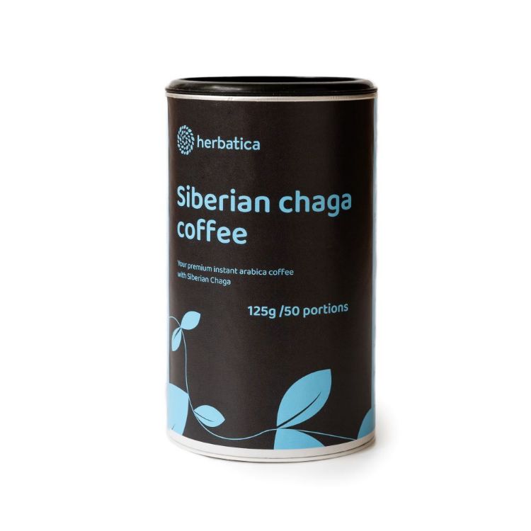 Kép Szibériai chaga prémium instant arabica kávéval - 125g - Herbatica