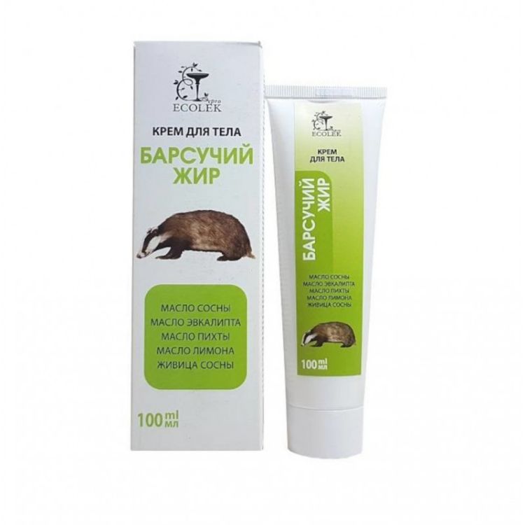 Kép Testápoló krém - borz zsír - 100 ml - Ecolek