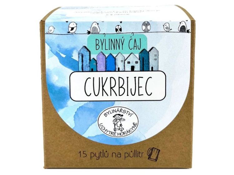 Kép Növényes a bölcs erdésznőnél Adagolt gyógytea "Cukor pusztító" - 45g (15x3g)- Bylinářství U Chytré horákyně