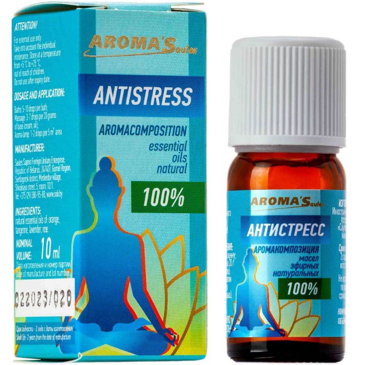 Kép Aroma´Saules Antistressz illóolaj keverék - 10 ml - Aroma'Saules