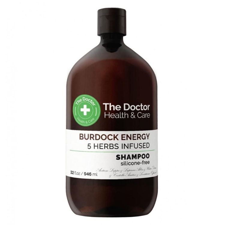 Kép The Doctor Health and Care Burdock Energy hajhullás elleni sampon - 946 ml - The Doctor Health & Care