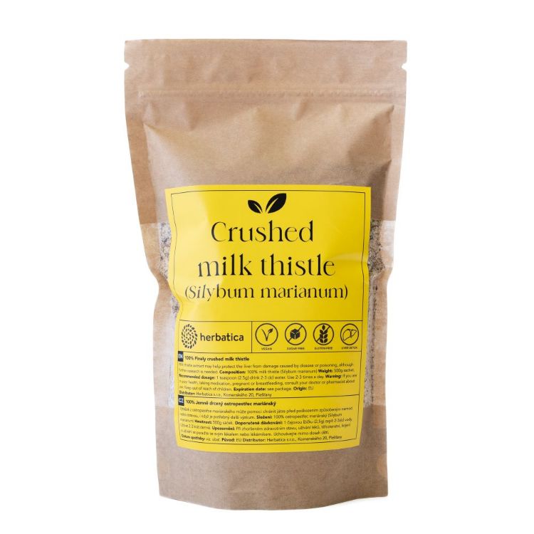 Kép 100% finomra zúzott máriatövis - 500g - Herbatica Csomagolás: 500 g