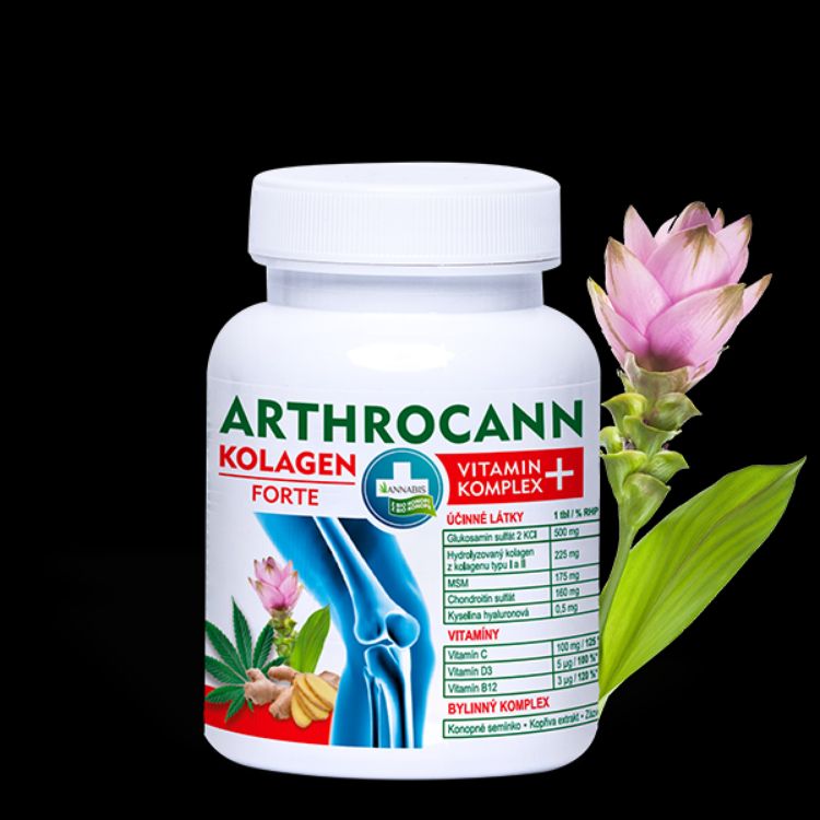 Kép ARTHROCANN KOLLAGÉN FORTE vitamin komplex + ízületi táplálék - 60 tabletta - Annabis