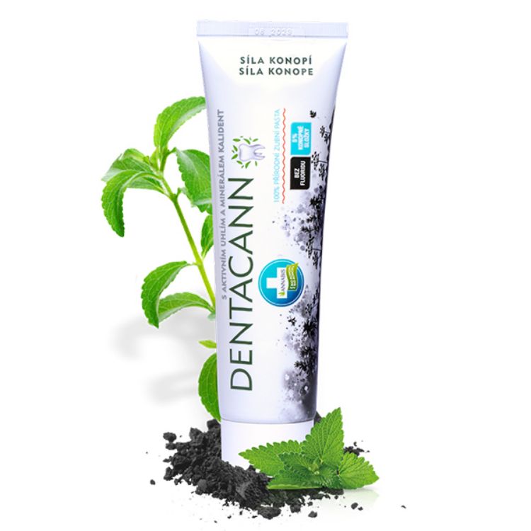 Kép DENTACANN természetes kenderes fogkrém - 100 g - Annabis