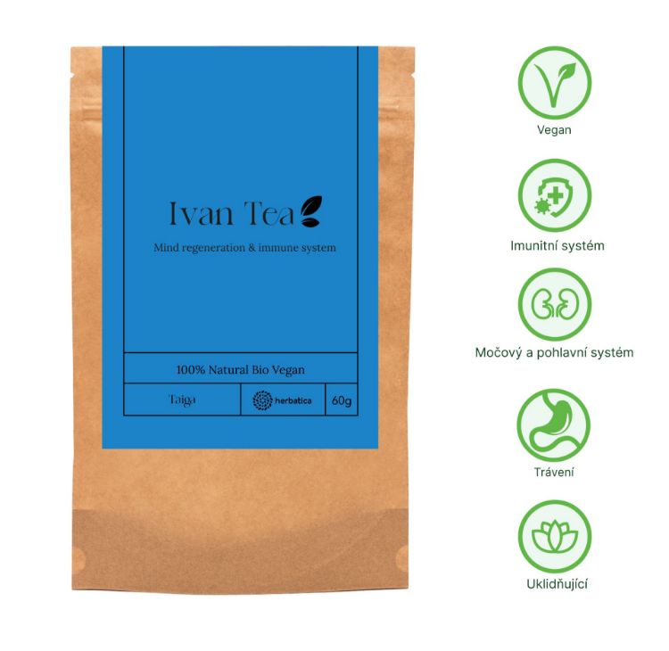 Kép Ivan Tea "Taiga" - Szálas tea - Herbatica - 60g