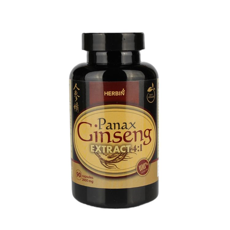Kép Ginseng kivonat 500mg ( Panax ginseng ) - 90 kapszula - HealthNA