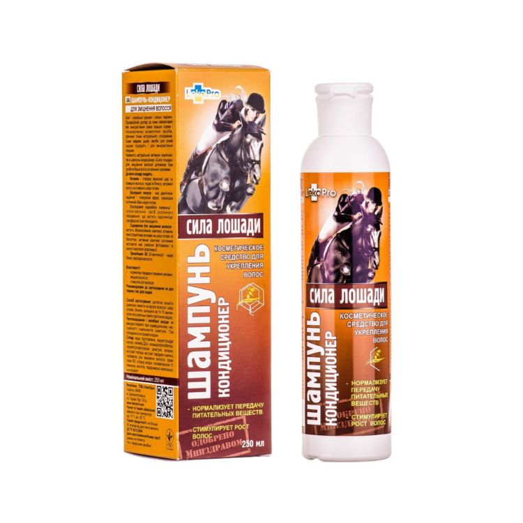 Kép LÓERŐ sampon-kondicionáló a haj erősítésére - 250 ml - LekoPro