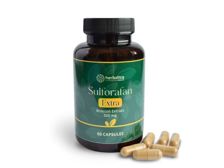 Kép Sulforafán EXTRA – brokkolikivonat 500 mg, 60 kapszula – Herbatica