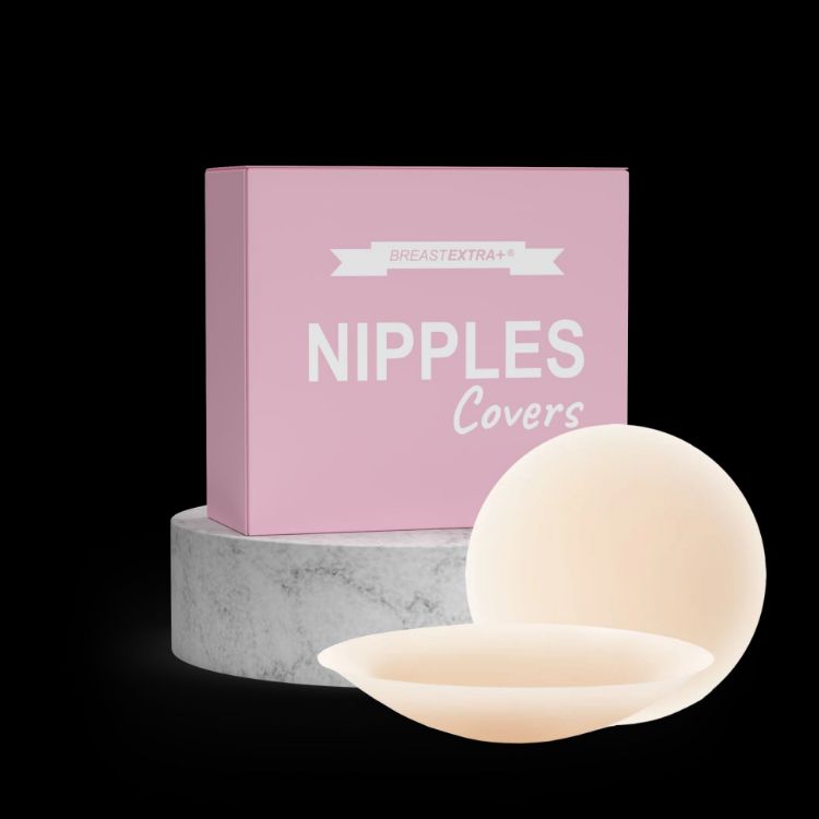 Kép BreastExtra+ NIPPLE Covers szilikon (testsínű) – 1 pár