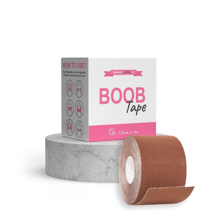 Kép BreastExtra+ BOOB Tape (bronz) – speciális mellragasztó szalag