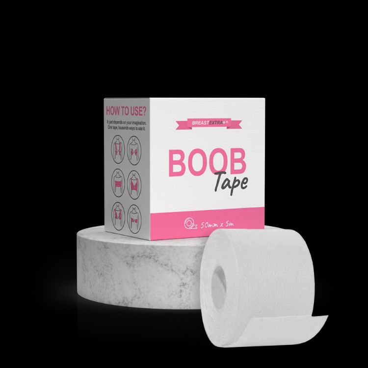 Kép BreastExtra+ BOOB Tape (fehér) – speciális mellragasztó szalag