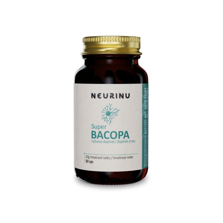 Kép NEURINU Super BACOPA – elfoglalt elmének – 50 kapszula