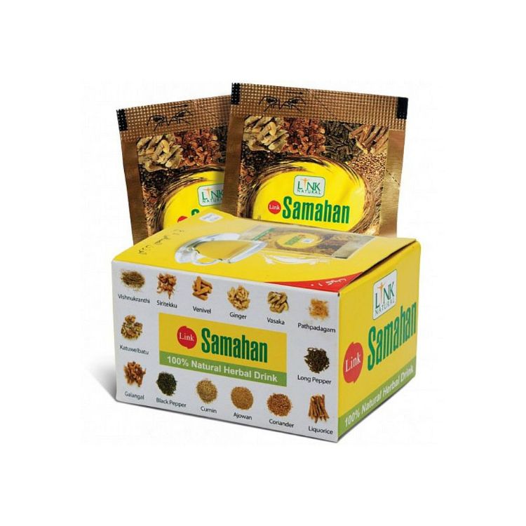 Kép HealthNA Samahan - Ayurvédikus instant gyógytea - Link Natural Csomagolás (Balenie): 40 g