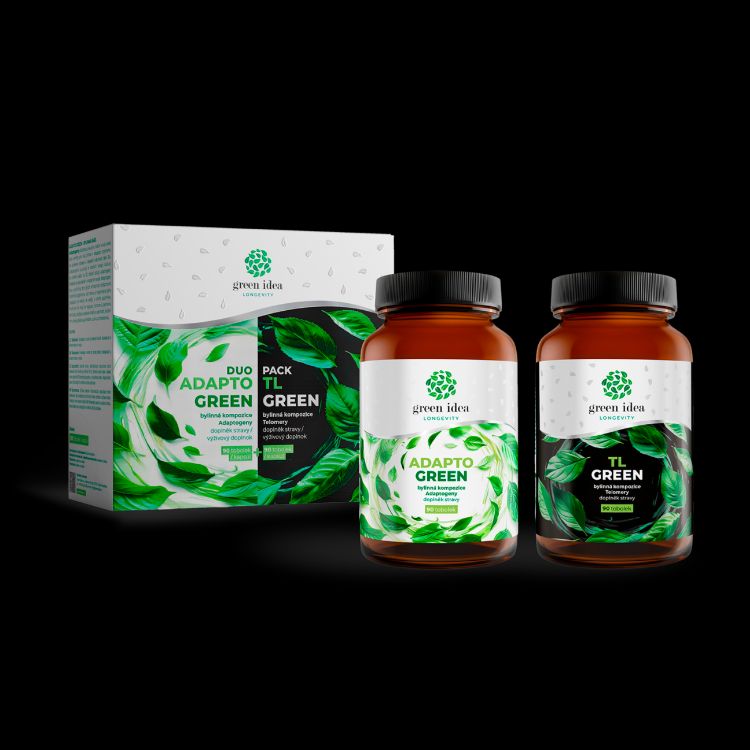 Kép HOSSZÚ ÉLETMÓD DUOPACK - ADAPTO GREEN + TL GREEN kapszulák 180 db - Green idea