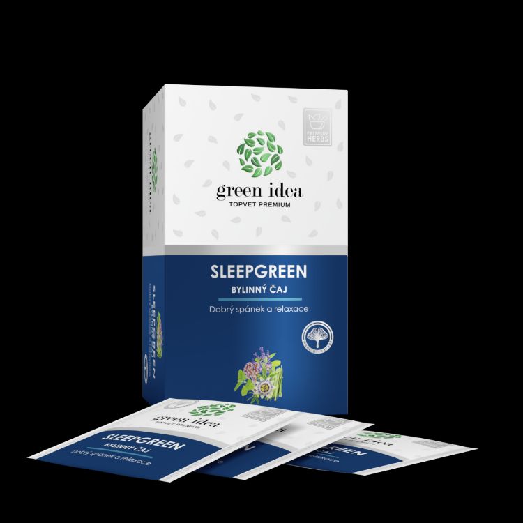 Kép Herbex Sleepgreen - gyógynövény tea 20 filter - Green idea