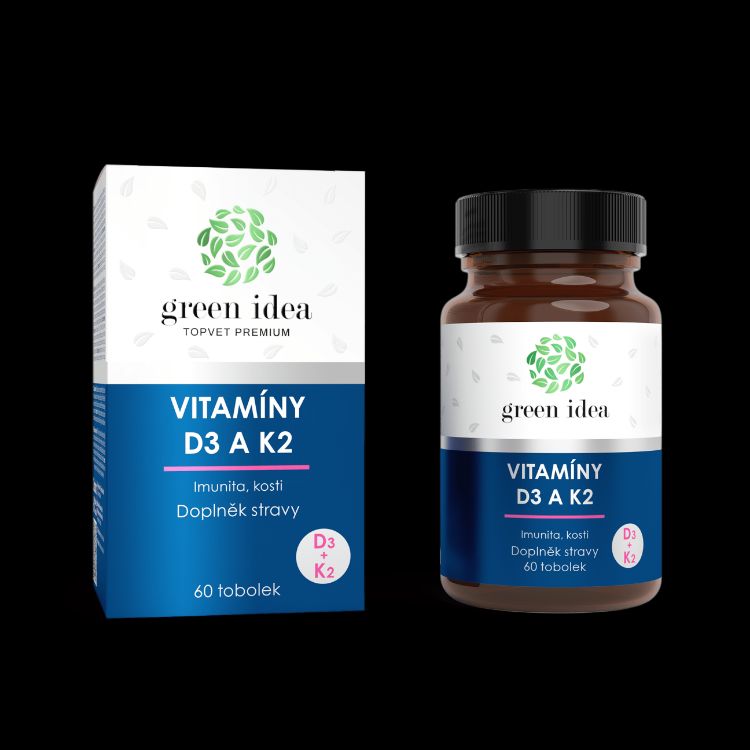 Kép D3 és K2 VITAMINOK - 60 db kapszula - Green idea