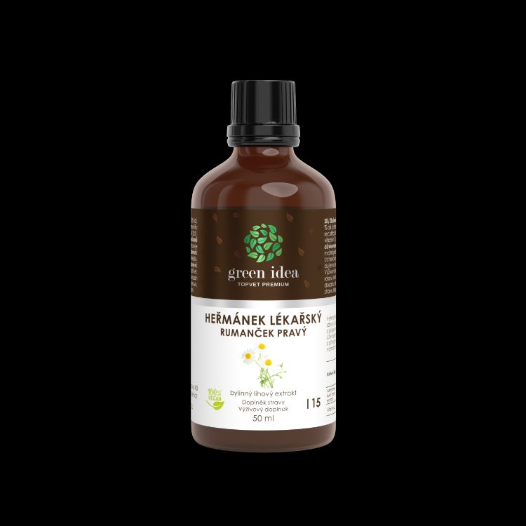 Kép Orvosi kamilla tinktúra - csepp 50 ml - Green idea