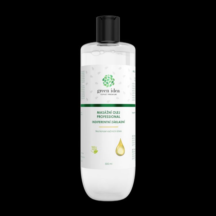Kép Indiferens masszázs olaj - alap bázis 500 ml - Green idea