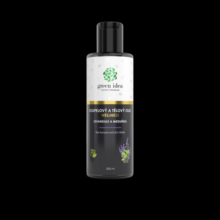 Kép Levendula és borsmenta - fürdő- és testolaj 200 ml - Green idea