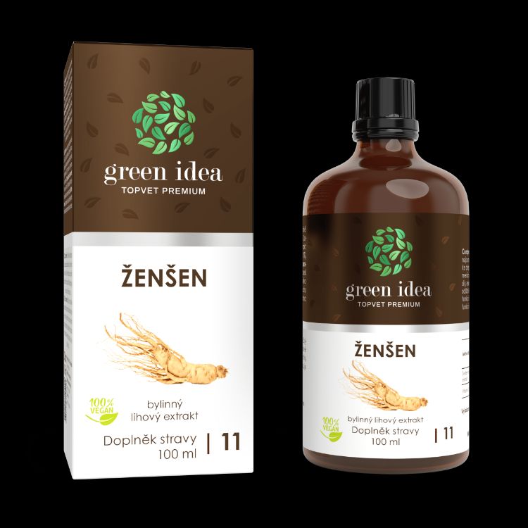 Kép Ginzeng tinktúra - cseppek 100 ml - Green idea