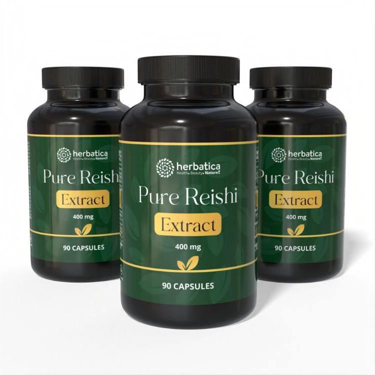 Kép Akciós készlet: 3x Reishi Extract 30% poliszacharid – 90 kapszula – Herbatica