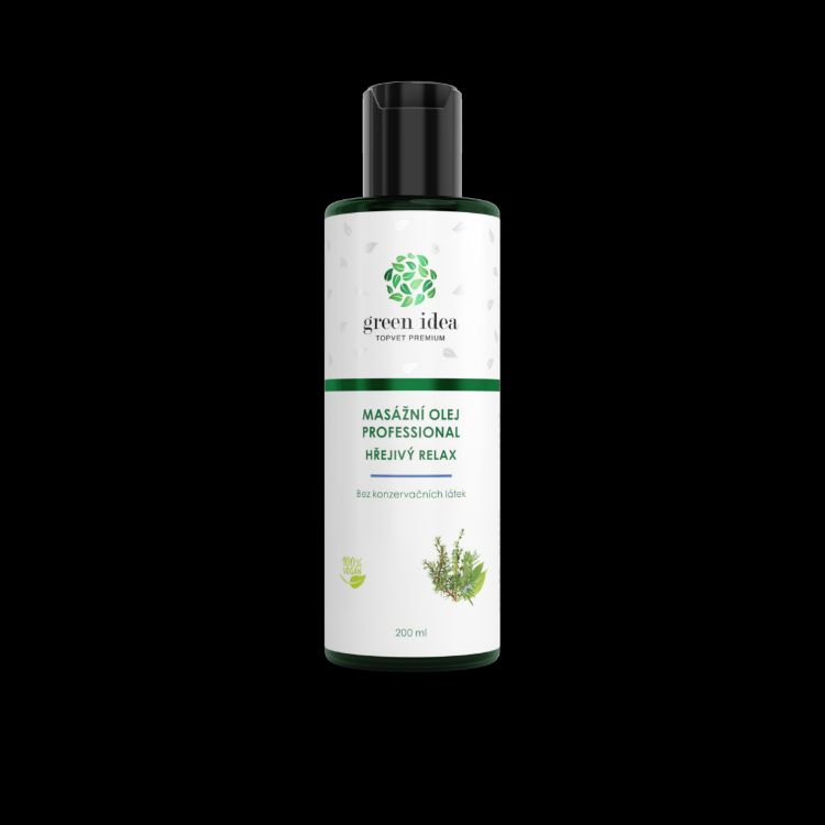 Kép Melegítő relaxáció - masszázsolaj 200 ml - Green idea