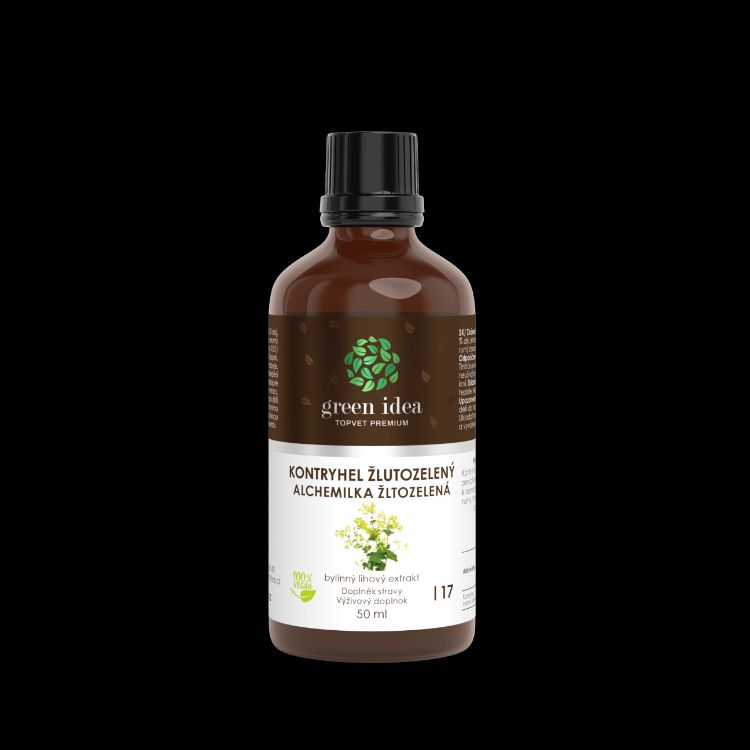 Kép Sárgás-zöld lándzsás útifű tinktúra - csepp 50 ml - Green idea