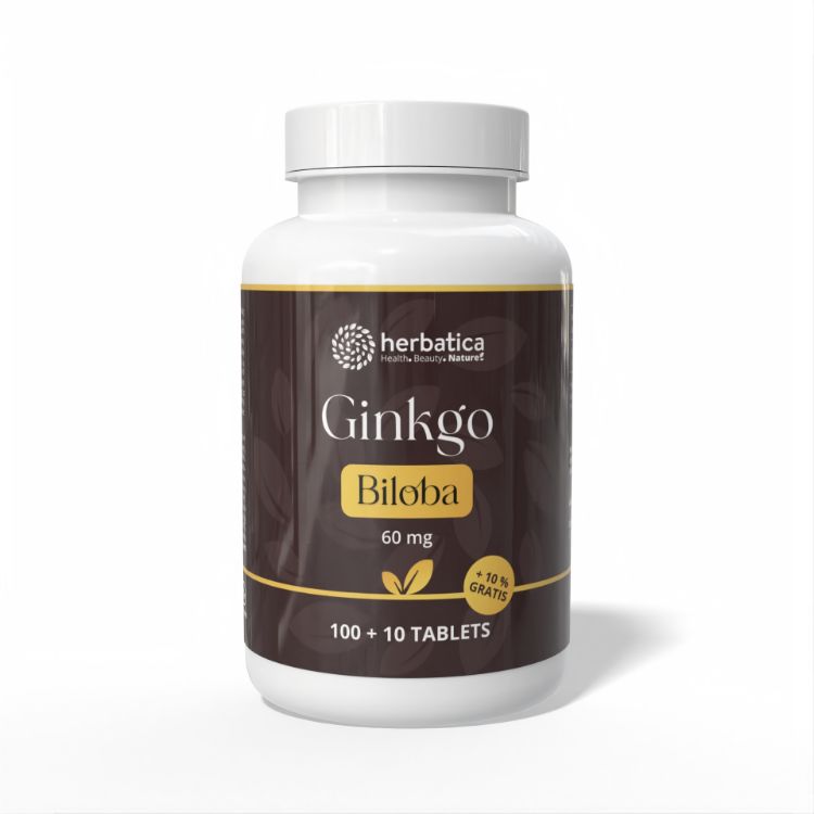 Kép Ginkgo biloba 60 mg - 110 tabletta - Herbatica