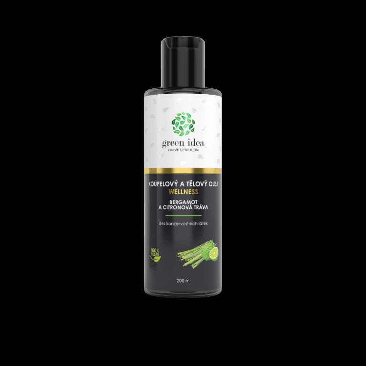 Kép Bergamot és citromfű - fürdő- és testolaj 200 ml - Green idea