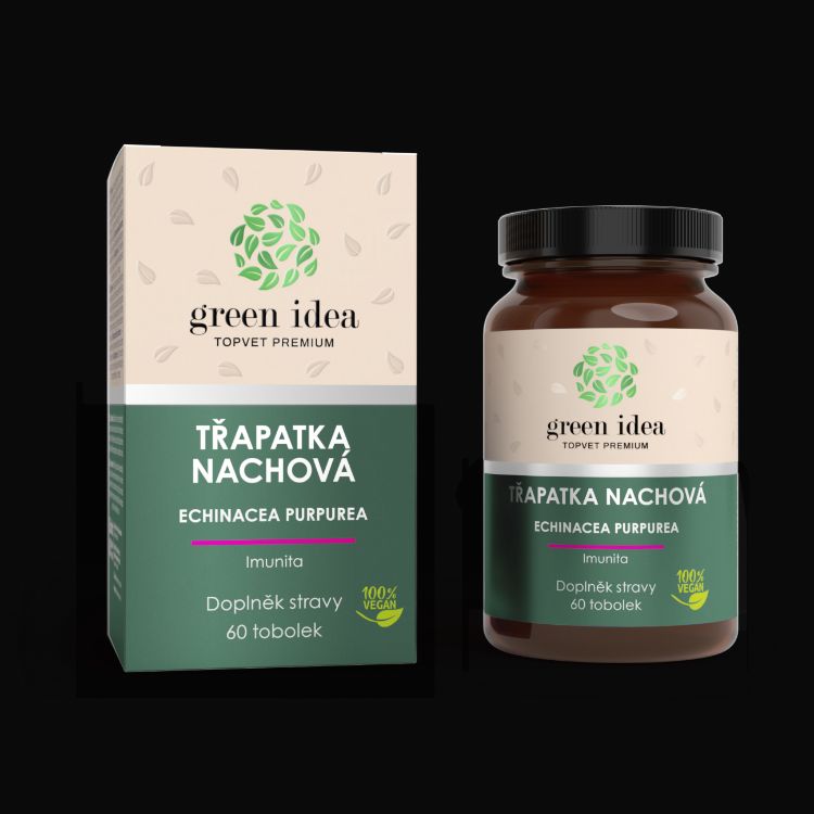 Kép Třapatka - Echinacea gyógynövény kivonat - kapszula 60 db - Green idea