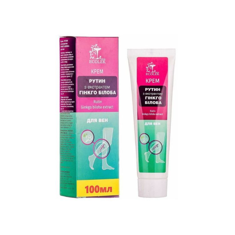 Kép Vénakrém Rutin Ginkgo biloba kivonattal - 100 ml - Ecolek