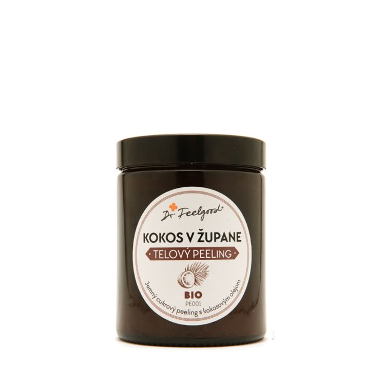 Kép BIO kókuszos testradír köntösben - 180 ml - Dr. Feelgood