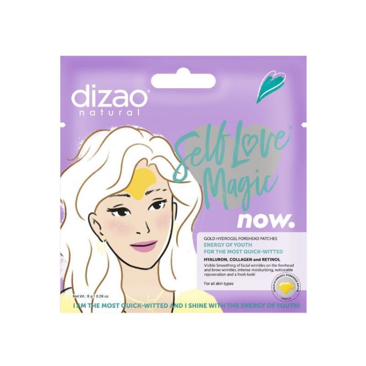 Kép Hidrogél homloktapasz hialuronsavval, kollagénnel és retinollal - 8g x 5 db- Dizao