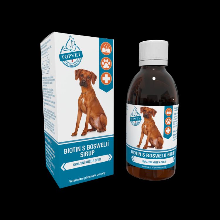 Kép Biotin szirup boswelliával kutyák számára 200 ml - Green idea