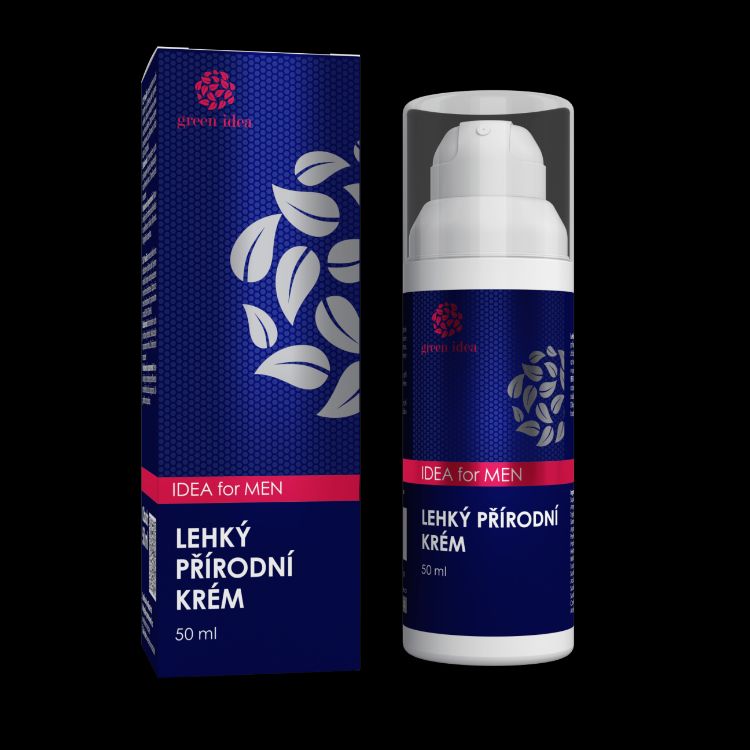 Kép IDEA for MEN - Könnyű természetes krém férfiaknak 50 ml - Green idea