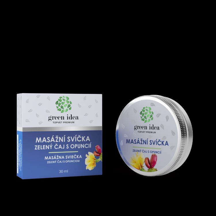 Kép Masszázsgyertya - Zöld tea fügekaktusszal - Green idea