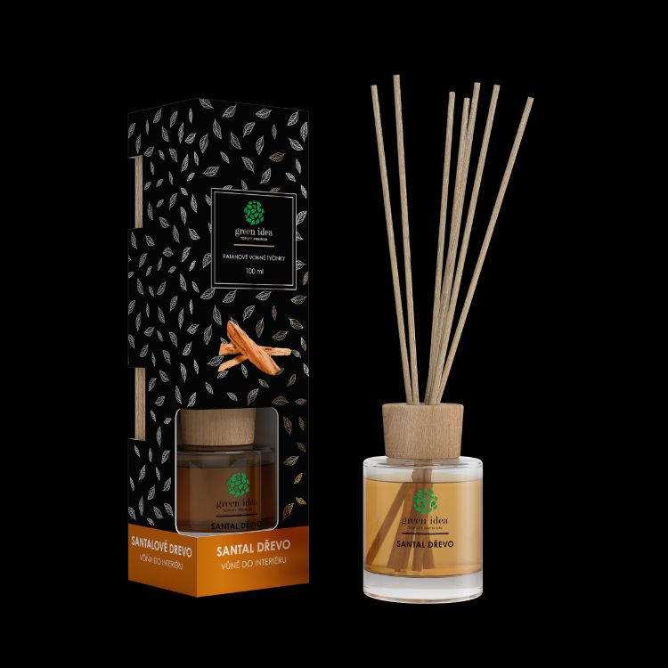 Kép Rattan illatpálcák, szantálfa, 100 ml - Green idea