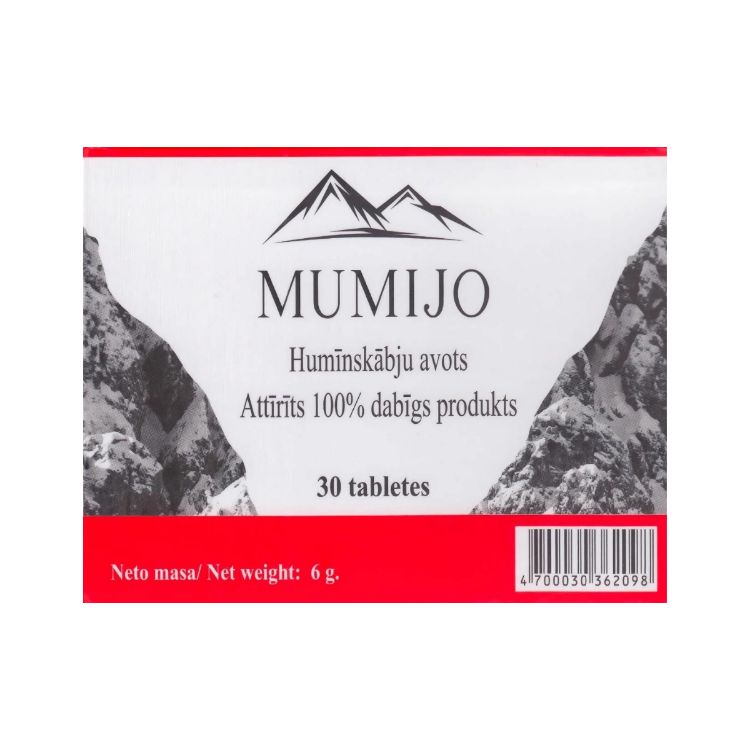 Kép BIOVIT LLC Altai mumio Shilajit - 30 tabletta - TML