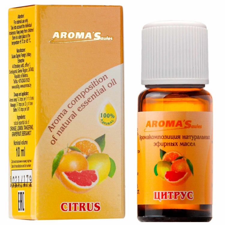 Kép Aroma´Saules Illóolaj keverék Citrus - 10 ml - Aroma'Saules