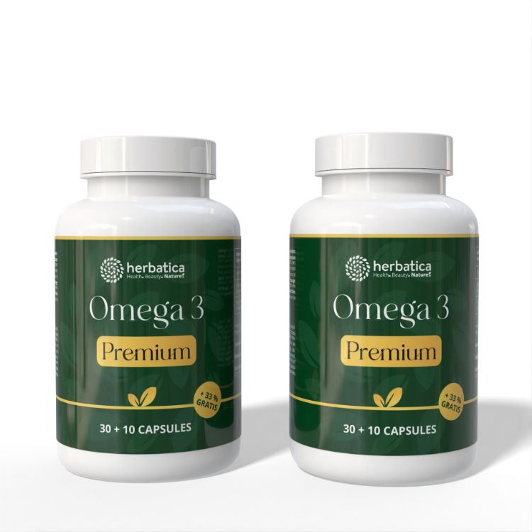 Kép Akciós készlet: 2x Omega 3 Premium – 40 kapszula – Herbatica