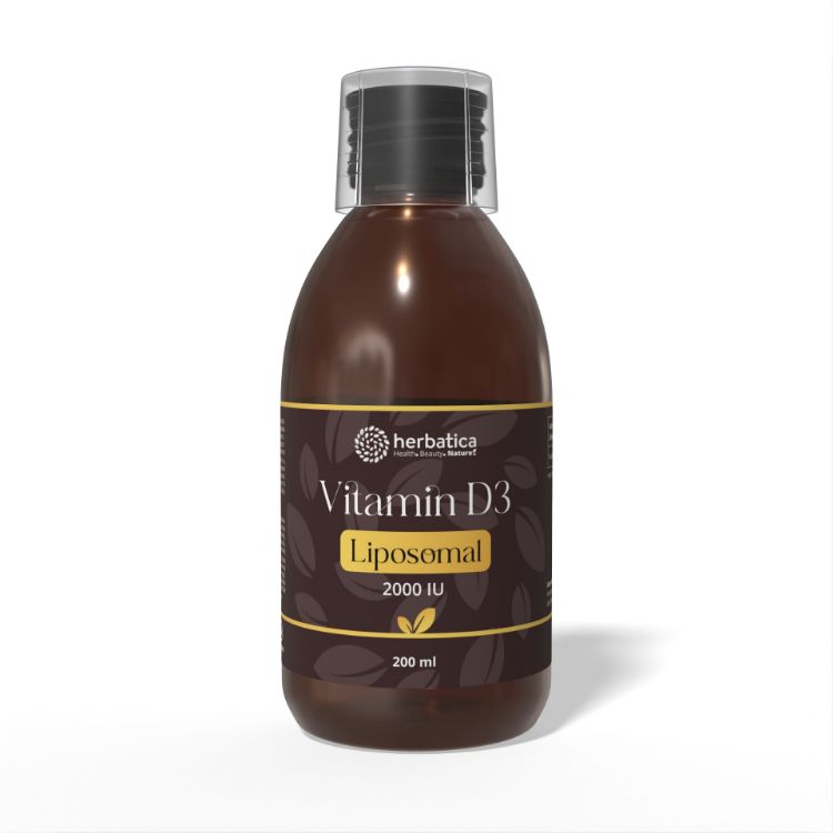 Kép Lipozómás D3-vitamin 2000 IU – 200 ml – Herbatica